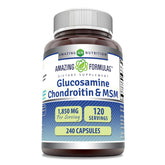 Amazing Nutrition Glucosamine Chondroitin & MSM 1850 Mg Supplement front view