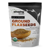 Amazing Nutrition Ground Flaxseed Powder 454g front view