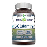 Amazing Nutrition L-Glutamine 800 Mg Supplement front view
