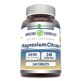 Amazing Nutrition Magnesium Citrate Supplement 200mg front view