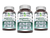Amazing Nutrition Melatonin 10 Mg + L-Theanine 5.5 Mg Supplement front view
