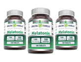 Amazing Nutrition Melatonin 5 Mg Tablets Supplement front view