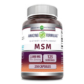 Amazing Nutrition MSM Methylsulfonylmethane supplement front view