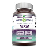 Amazing Nutrition MSM Supplement 2000mg front view