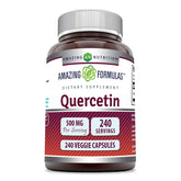 Amazing Nutrition Quercetin 500mg Veggie Capsules front view