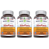 Amazing Nutrition Riboflavin Vitamin B2 400mg supplement front view
