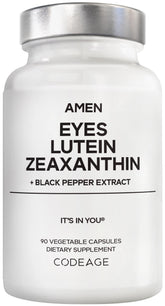 Amen Eyes Lutein Zeaxanthin Supplement 90 Capsules front view