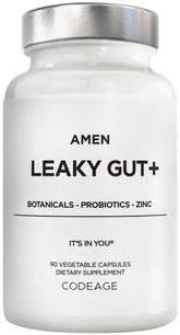 Amen Leaky Gut+ Supplement 60 capsules front view
