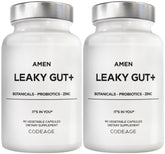 Amen Leaky Gut+ Supplement Capsules front view