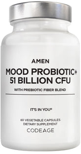 Amen Mood Probiotic Supplement 51 Billion CFUs front view