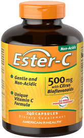 American Health Ester-C Vitamin C 500 mg 240 capsules pack front view