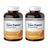 American Health Super Papaya Enzyme Plus Chewables front view