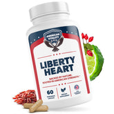 AMERICAN VITALITY Liberty Heart Red Yeast Rice Supplement front view