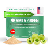 Amla Green 20X Concentrated Amla Supplement 30g front view