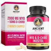 Ancient Bliss Inositol Supplement 2000mg bottle front view