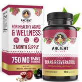 Ancient Bliss Resveratrol Supplement bottle front view