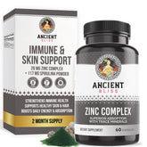 Ancient Bliss Zinc Complex Supplement 50g front view with packaging