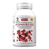 ANDREW LESSMAN Vitamin B12 Methylcobalamin 500 mcg Capsules front view