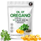 AOLBSPD Oil of Oregano 4-in-1 Supplement front view with packaging