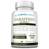Approved Science Parastrin Garlic Supplement 60 capsules front view