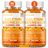 ArtDietistX Calcium Magnesium Zinc Gummies front view with packaging