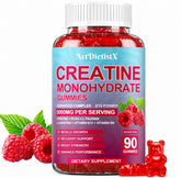 ArtDietistX Creatine Monohydrate Gummies 90 count front view