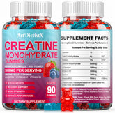 ArtDietistX Creatine Monohydrate Gummies front view with packaging