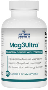 Arthur Andrew Medical Mag3Ultra Magnesium Supplement front view