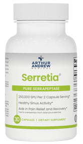 Arthur Andrew Medical Serretia Multi-Enzyme Capsules front view