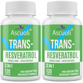 Ascuoli Sublingual Trans-Resveratrol 900 mg Supplement bottle front view