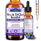 AuraraNeNourish Myo-Inositol & D-Chiro Inositol Supplement 60ml front view