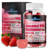 AuraraNeNourish NMN Supplement 1000mg gummies front view