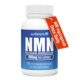AUTHENTA NMN Supplement 600mg vegan capsule front view