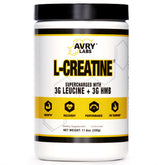 Avry Labs L-Creatine 399g front view with packaging