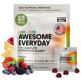 Awesome Aminos Multivitamins for Kids gummy bottle front view