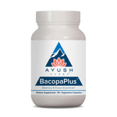 Ayush Herbs Ginkgo Biloba Supplement 60 Capsules front view