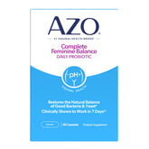 AZO Complete Feminine Balance Probiotic 30 Capsules front view