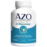 AZO D-Mannose supplement bottle front view 108g