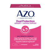 AZO Dual Protection Probiotic Capsules front view