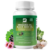 B BEWORTHS Oregano Oil Capsules bottle front view