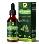 B BEWORTHS Oregano Oil Drops bottle front view