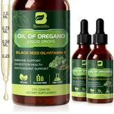 B BEWORTHS Oregano Oil Drops front view with packaging