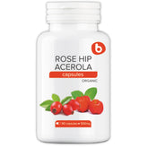 b Natural Vitamin C Capsules front view with packaging