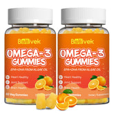 Babivek Omega-3 Gummies front view with packaging