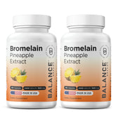 Balancebreens Bromelain 500mg supplement front view