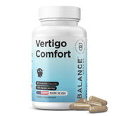 Balancebreens Vertigo Relief Supplement 1750mg front view with 90 capsules