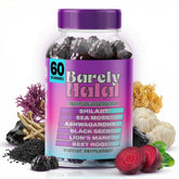 Barely Halal Shilajit Gummies front view packaging