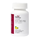 Bariatric Advantage Iron Chewable Tablets front view with packaging