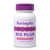 BariMelts B12 Plus Vitamin B Complex 41g cherry tablets front view