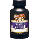 Barlean's Evening Primrose Oil softgel bottle front view